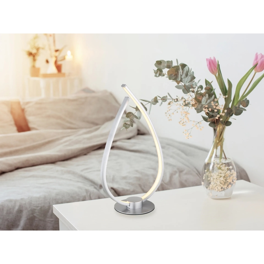 Globo - Lampe de table LED/6W/230V argentée