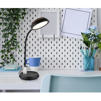 Globo - Lampe de table tactile dimmable LED/12W/230V 3000/4000/6500K noire