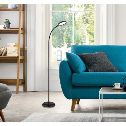 Globo - Lampadaire tactile dimmable à LED LED/8W/230V 2700K/4000K/6500K noir