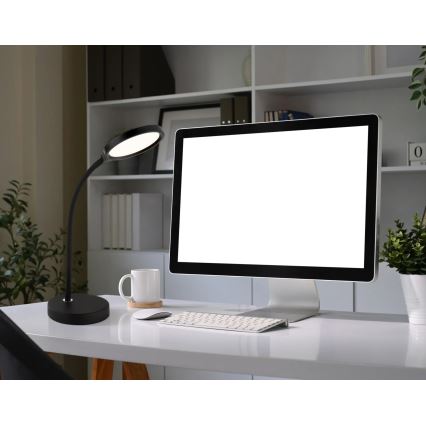 Globo - Lampe de bureau LED tactile dimmable LED/8W/230V 2700K/4000K/6500K noire