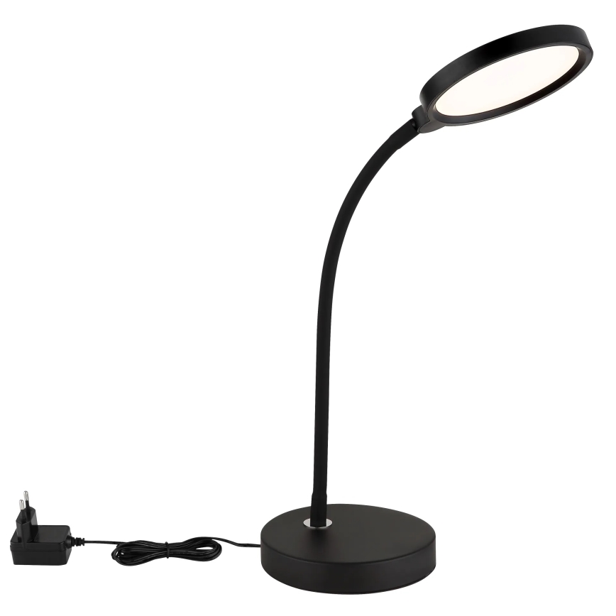 Globo - Lampe de bureau LED tactile dimmable LED/8W/230V 2700K/4000K/6500K noire