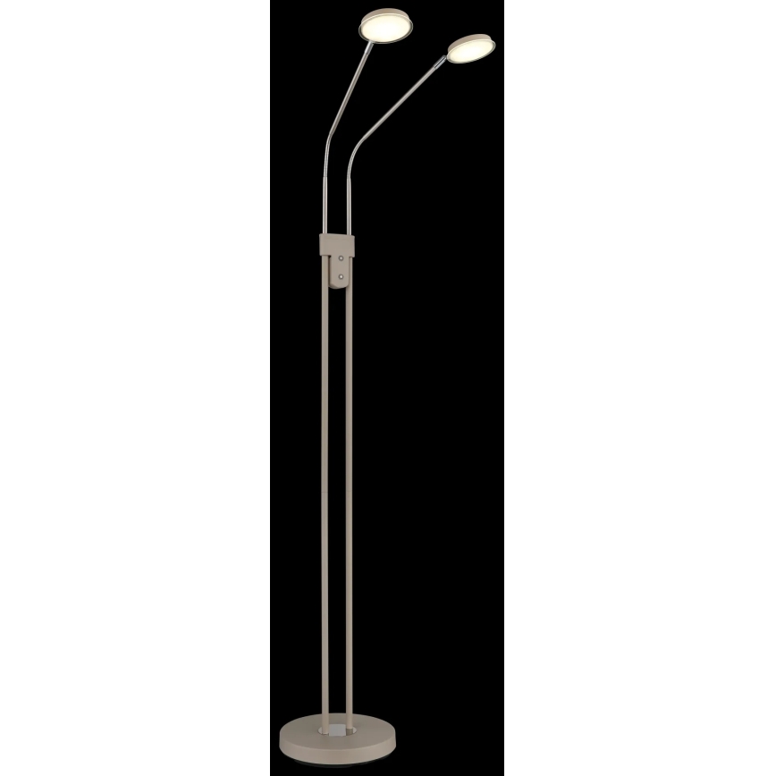 Globo - Lampadaire LED dimmable 2xLED/6,5W/230V 2700/3350/4000K beige