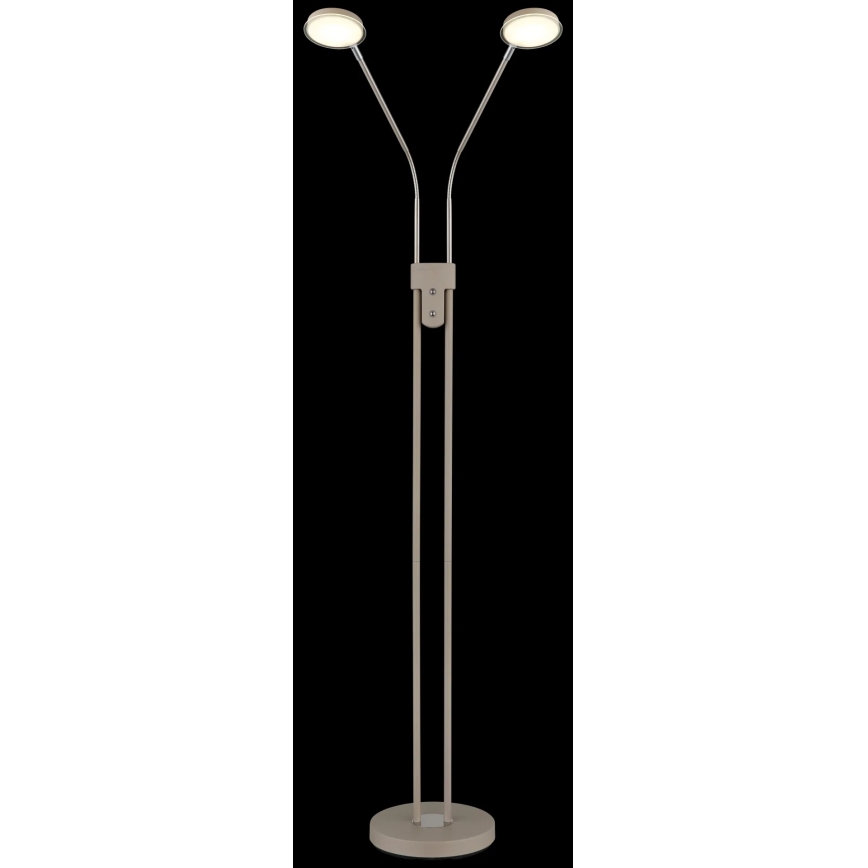 Globo - Lampadaire LED dimmable 2xLED/6,5W/230V 2700/3350/4000K beige