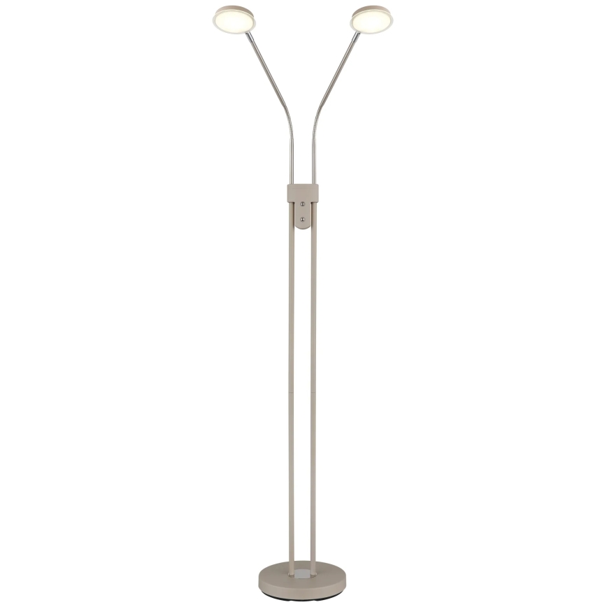 Globo - Lampadaire LED dimmable 2xLED/6,5W/230V 2700/3350/4000K beige
