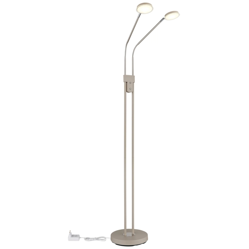 Globo - Lampadaire LED dimmable 2xLED/6,5W/230V 2700/3350/4000K beige