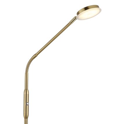 Globo - Lampadaire LED tactile dimmable LED/6,5W/230V 2700/3350/4000K laiton