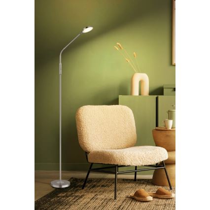 Globo - Lampadaire tactile LED dimmable LED/6,5W/230V 2700/3350/4000K chrome mat