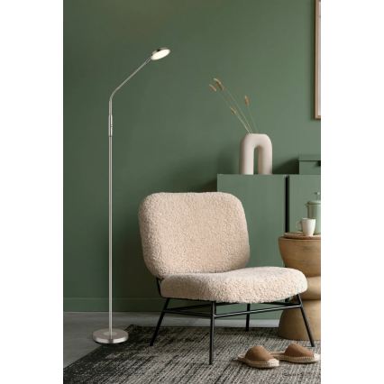 Globo - Lampadaire tactile LED dimmable LED/6,5W/230V 2700/3350/4000K chrome mat