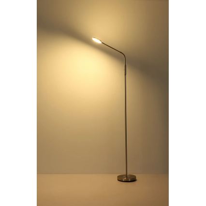 Globo - Lampadaire tactile LED dimmable LED/6,5W/230V 2700/3350/4000K chrome mat