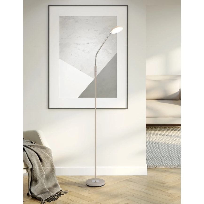 Globo - Lampe sur pied tactile LED dimmable LED/6,5W/230V 2700/3350/4000K beige