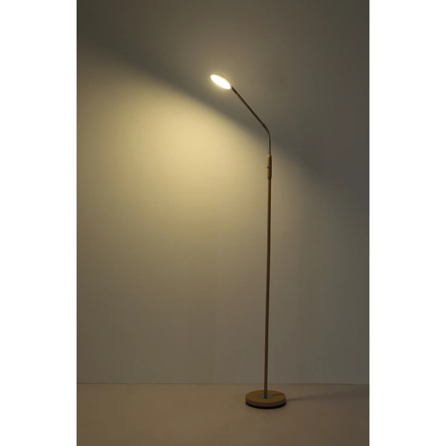 Globo - Lampe sur pied tactile LED dimmable LED/6,5W/230V 2700/3350/4000K beige