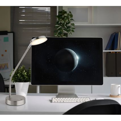 Globo - Lampe de table tactile à LED dimmable LED/6,5W/230V 2700/3350/4000K chrome mat