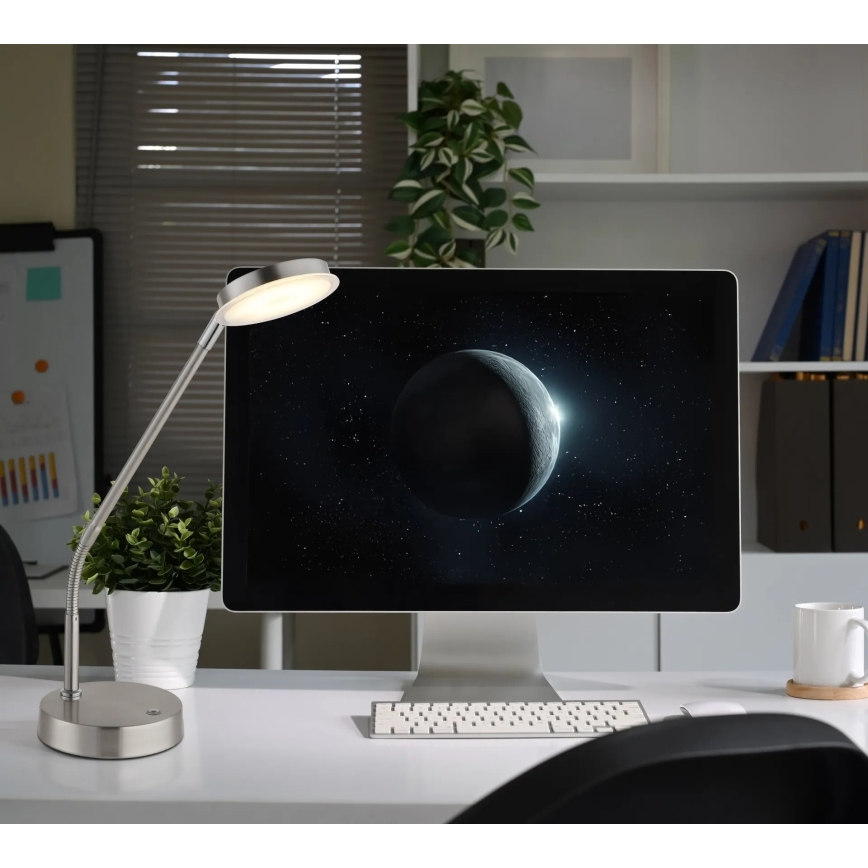 Globo - Lampe de table tactile à LED dimmable LED/6,5W/230V 2700/3350/4000K chrome mat