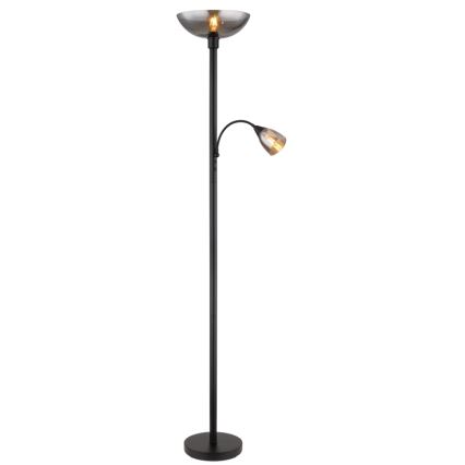 Globo - Lampadaire 1xE27/60W/230V + 1xE14/40W
