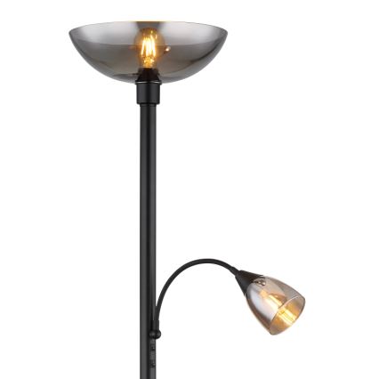 Globo - Lampadaire 1xE27/60W/230V + 1xE14/40W