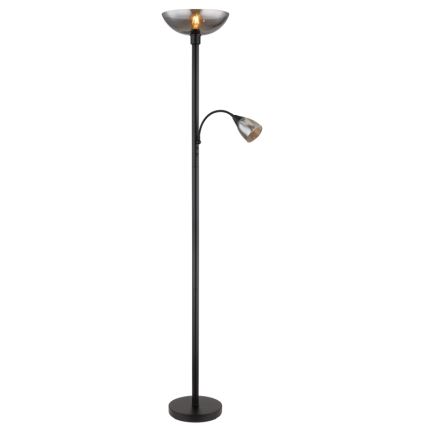 Globo - Lampadaire 1xE27/60W/230V + 1xE14/40W