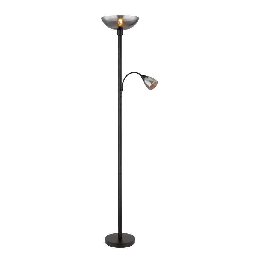 Globo - Lampadaire 1xE27/60W/230V + 1xE14/40W