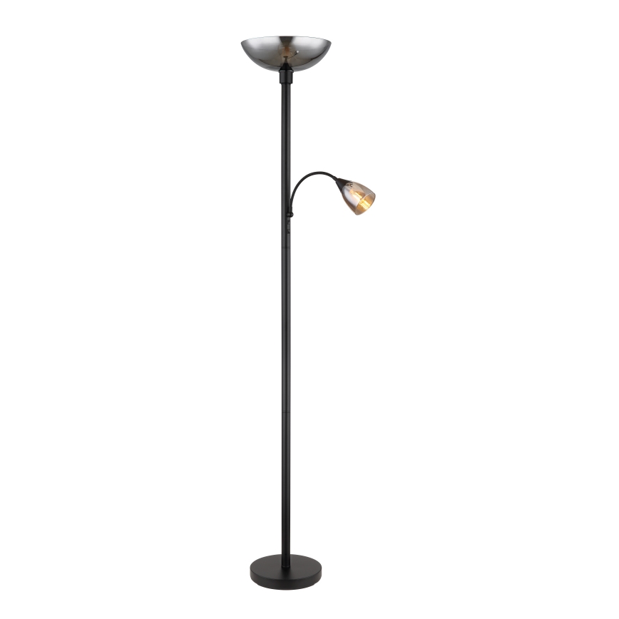Globo - Lampadaire 1xE27/60W/230V + 1xE14/40W