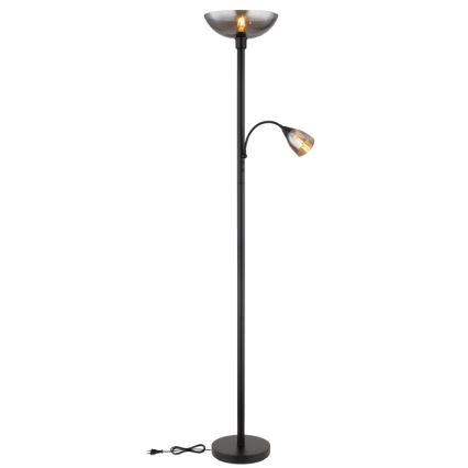Globo - Lampadaire 1xE27/60W/230V + 1xE14/40W
