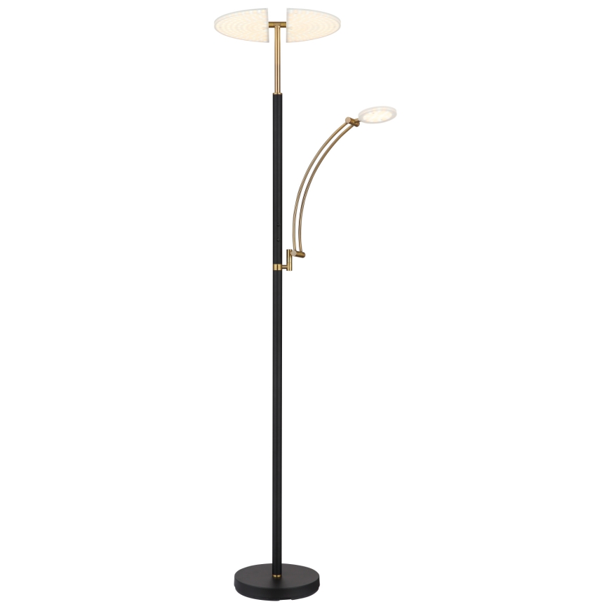 Globo - Lampadaire dimmable LED/40W/230V + LED/5,5W 2700/4000/6000K noir