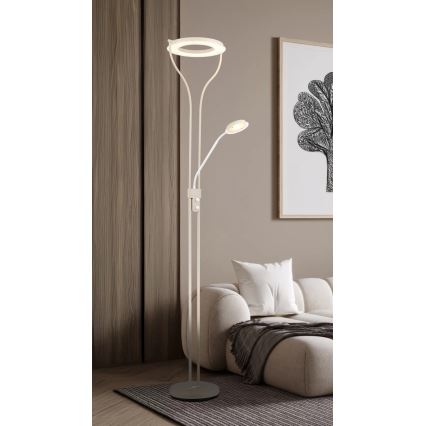 Globo - Lampadaire LED dimmable LED/20W/230V + LED/4W 3000K