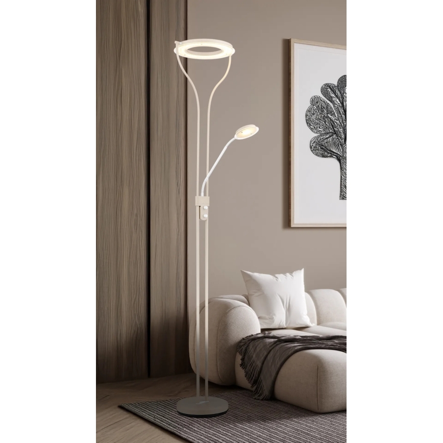 Globo - Lampadaire LED dimmable LED/20W/230V + LED/4W 3000K