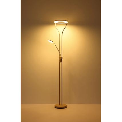 Globo - Lampadaire LED dimmable LED/20W/230V + LED/4W 3000K