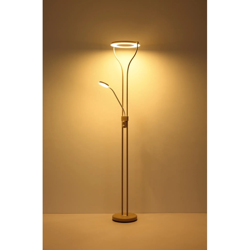 Globo - Lampadaire LED dimmable LED/20W/230V + LED/4W 3000K