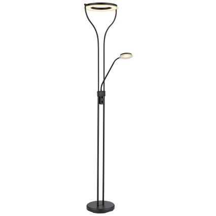 Globo - Lampadaire LED dimmable LED/20W/230V + LED/4W 3000K noir