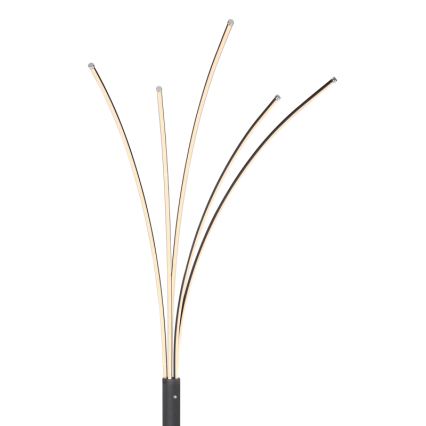 Globo - Lampadaire sur pied tactile dimmable LED/36W/230V, noir