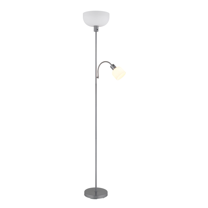 Globo - Lampadaire 1xE27/40W/230V + 1xE14/25W