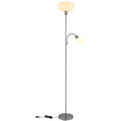 Globo - Lampadaire 1xE27/40W/230V + 1xE14/25W