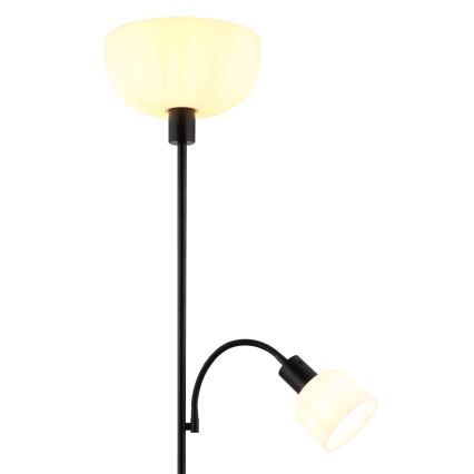 Globo - Lampadaire 1xE27/40W/230V + 1xE14/25W