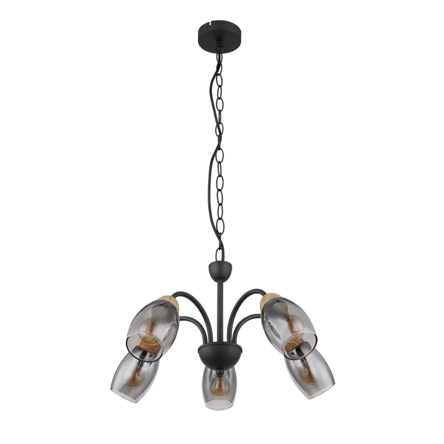 Globo - Suspension chaîne 5xE14/25W/230V