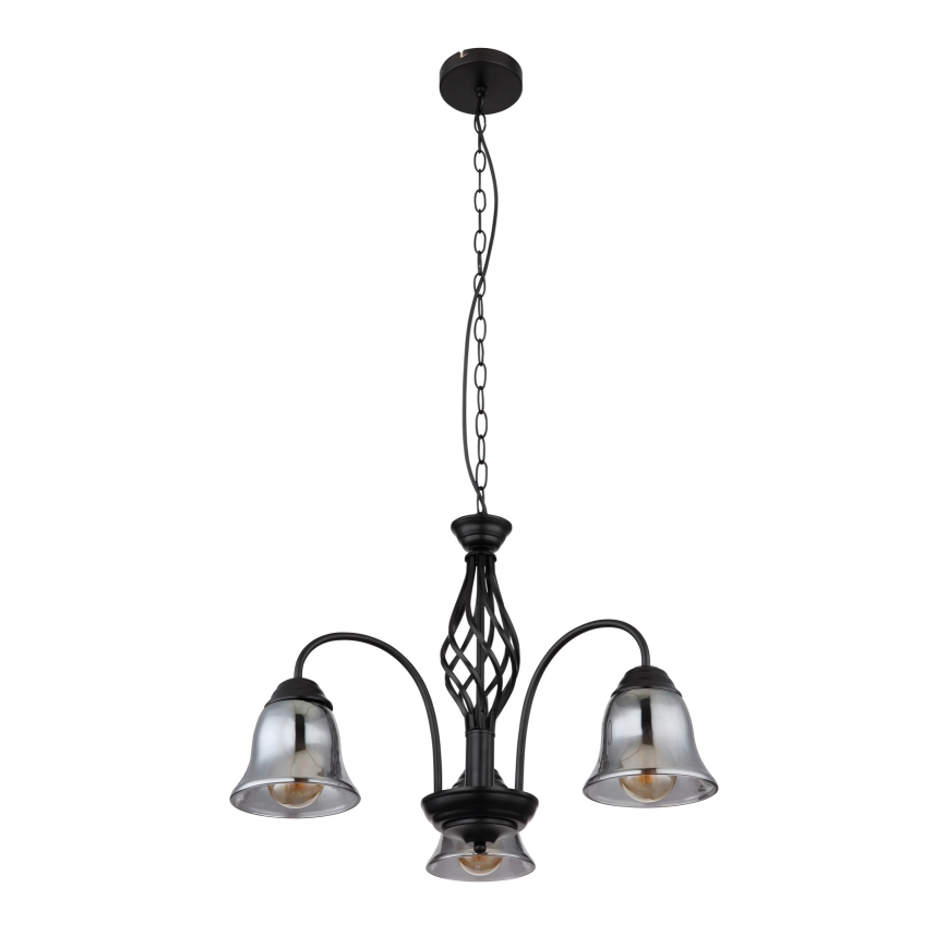 Globo - Suspension chaîne 3xE27/60W/230V