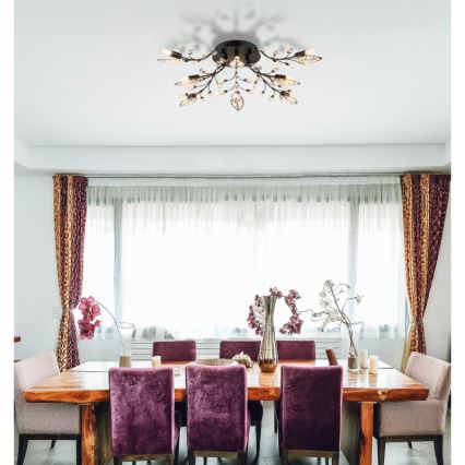 Globo - Plafonnier 8xG9/5W/230V Ø 76 cm