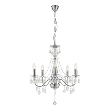 Globo 63129-5 - Lustre avec chaîne WILLIAM 5xE14/40W/230V