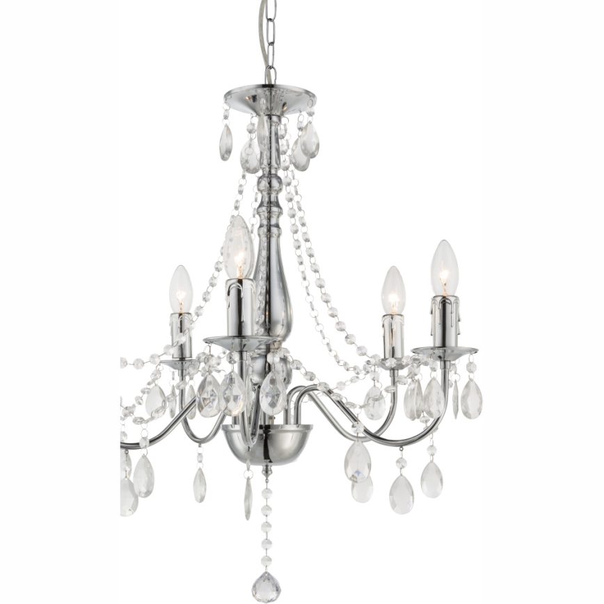 Globo 63129-5 - Lustre avec chaîne WILLIAM 5xE14/40W/230V