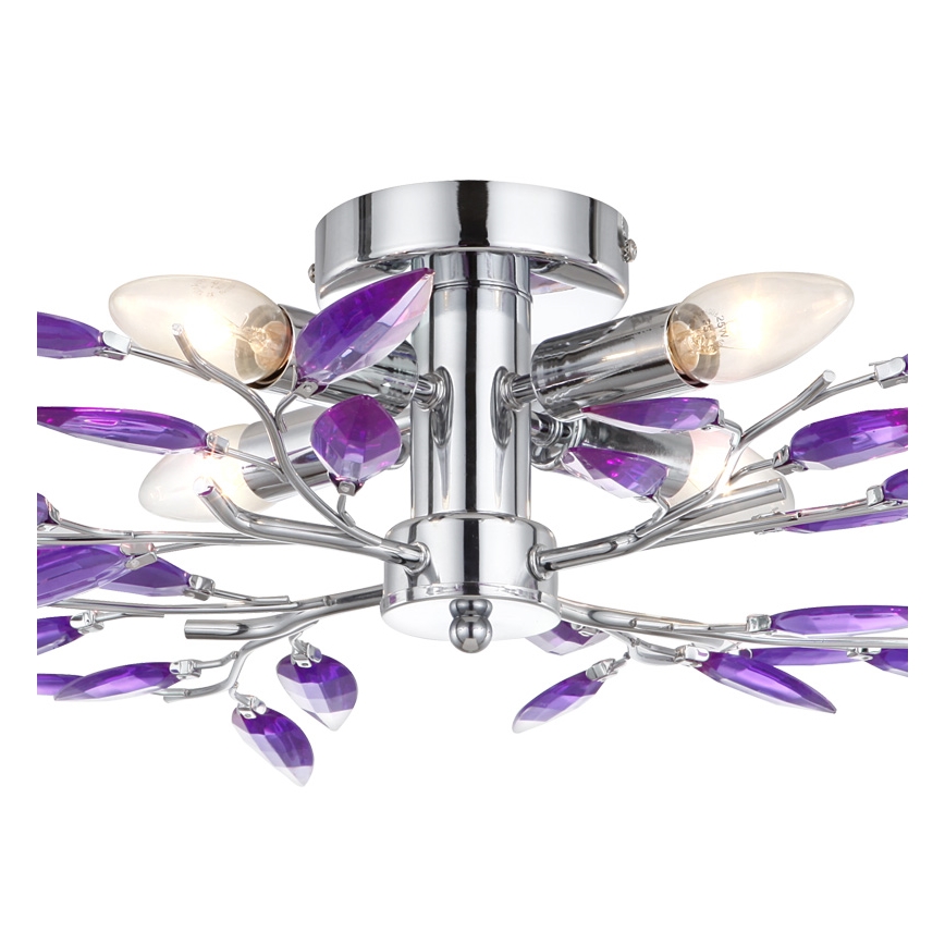 GLOBO 63165-4 - Lustre plafonnier LIBRA 4xE14/40W/230V