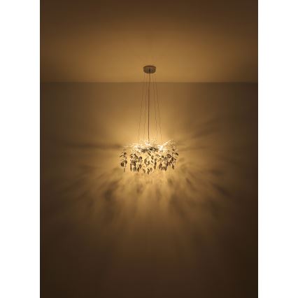 Globo - Suspension filaire 8xG9/8W/230V d. 61 cm doré