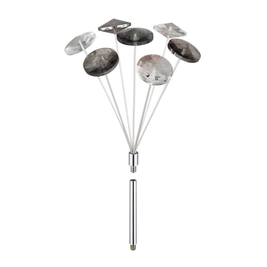 Globo - Plafonnier LED 4xG9/3,5W/230V d. 45 cm chrome brillant