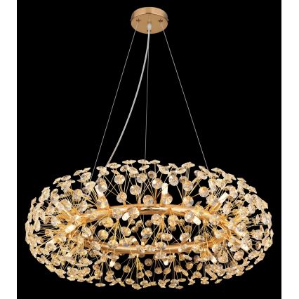 Globo - Suspension filaire LED en cristal 20xG9/3,5W/230V
