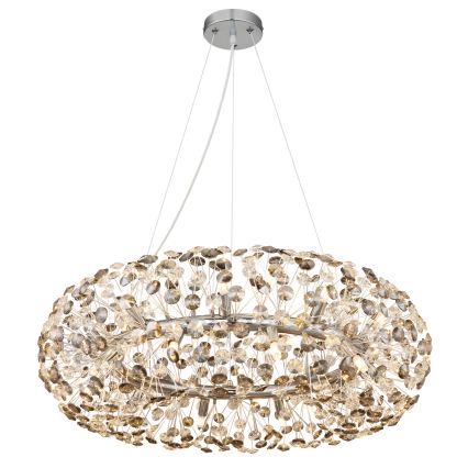 Globo - Lustre LED en cristal suspendu par câble 20xG9/3,5W/230V