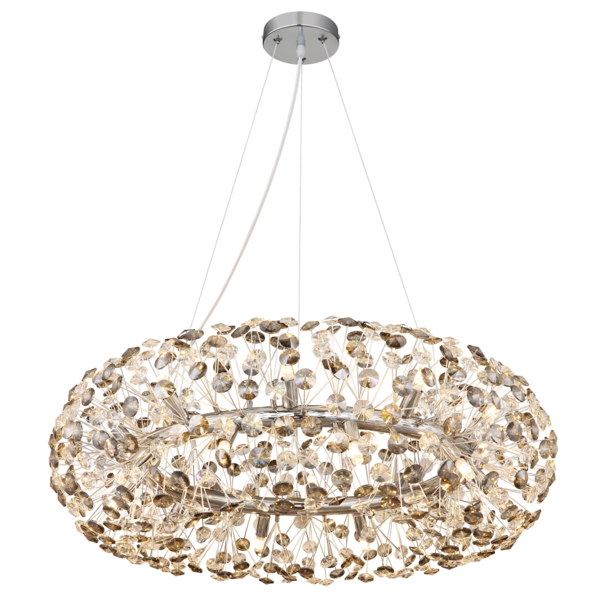 Globo - Lustre LED en cristal suspendu par câble 20xG9/3,5W/230V