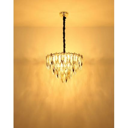 Globo - Suspension sur câble 12 x E14, 40 W, 230 V