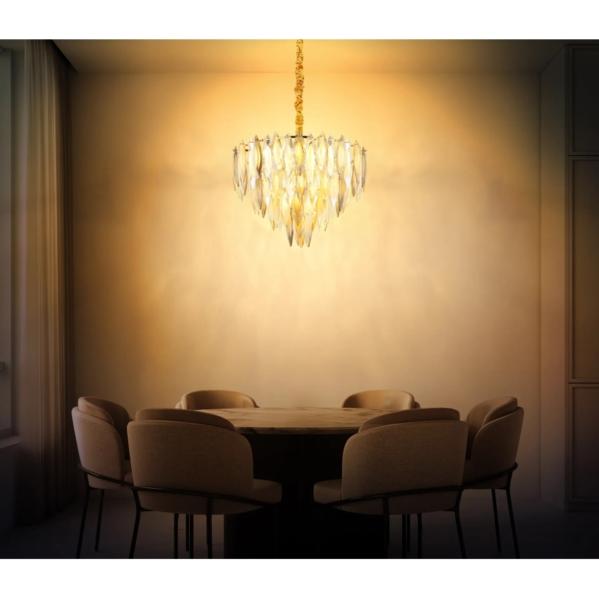Globo - Suspension sur câble 12 x E14, 40 W, 230 V