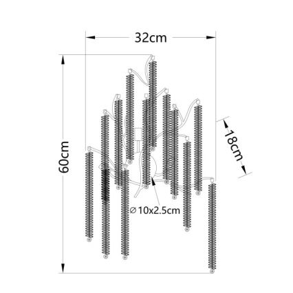 Globo - Applique murale LED 3xG9/8W/230V
