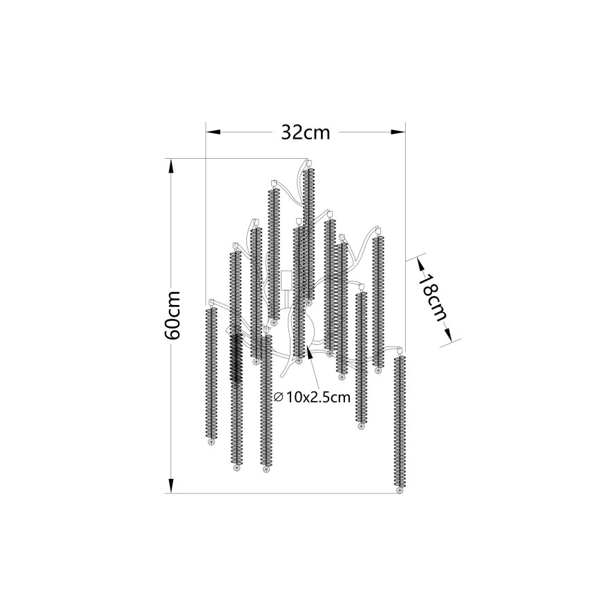 Globo - Applique murale LED 3xG9/8W/230V