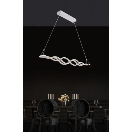 Globo - Lustre LED dimmable sur câble LED/30W/230V + télécommande