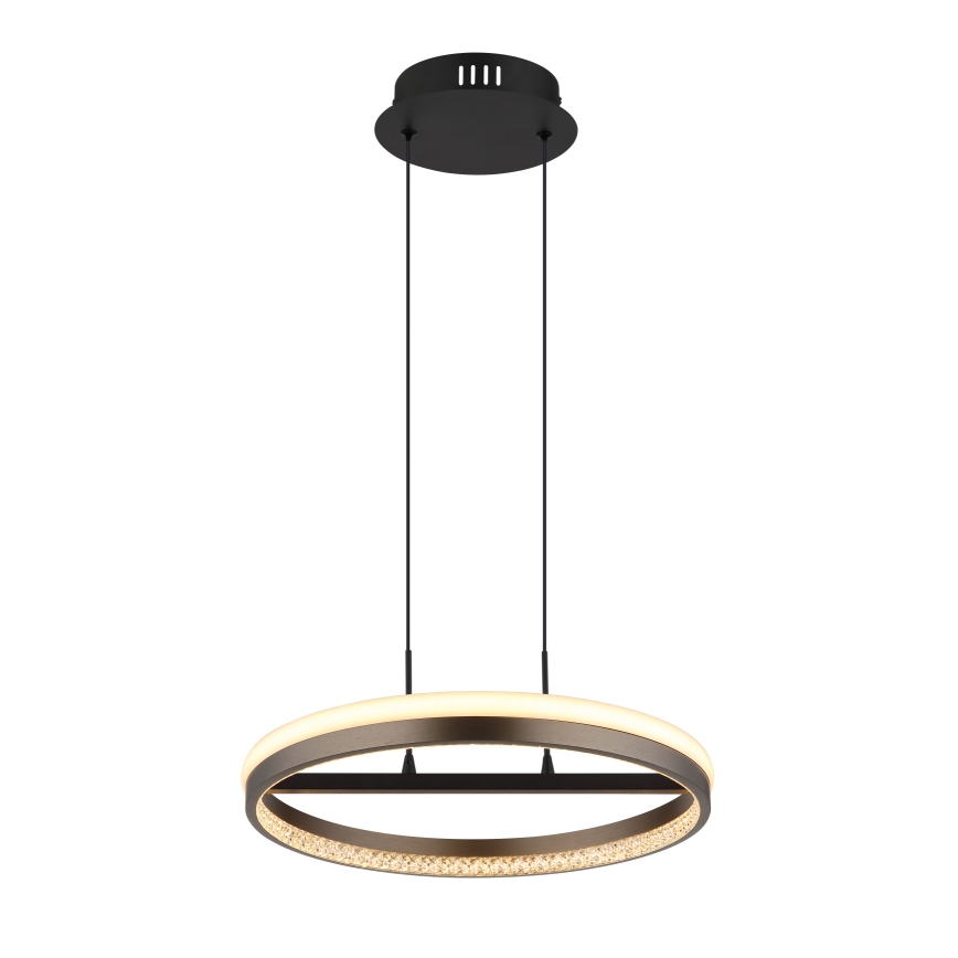 Globo - Suspension LED sur câble, 40 W, 230 V, 3000/4000/6000 K, Ø 39,7 cm